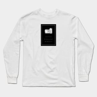 collect beautiful moments (White writing) Long Sleeve T-Shirt